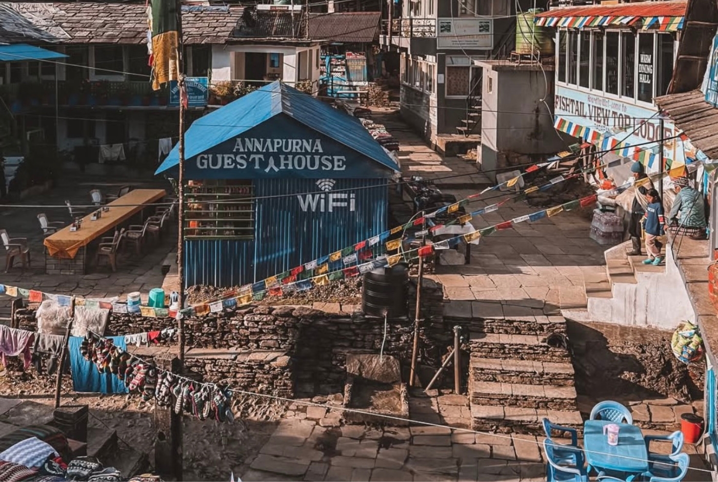 Teahouse at trekking route