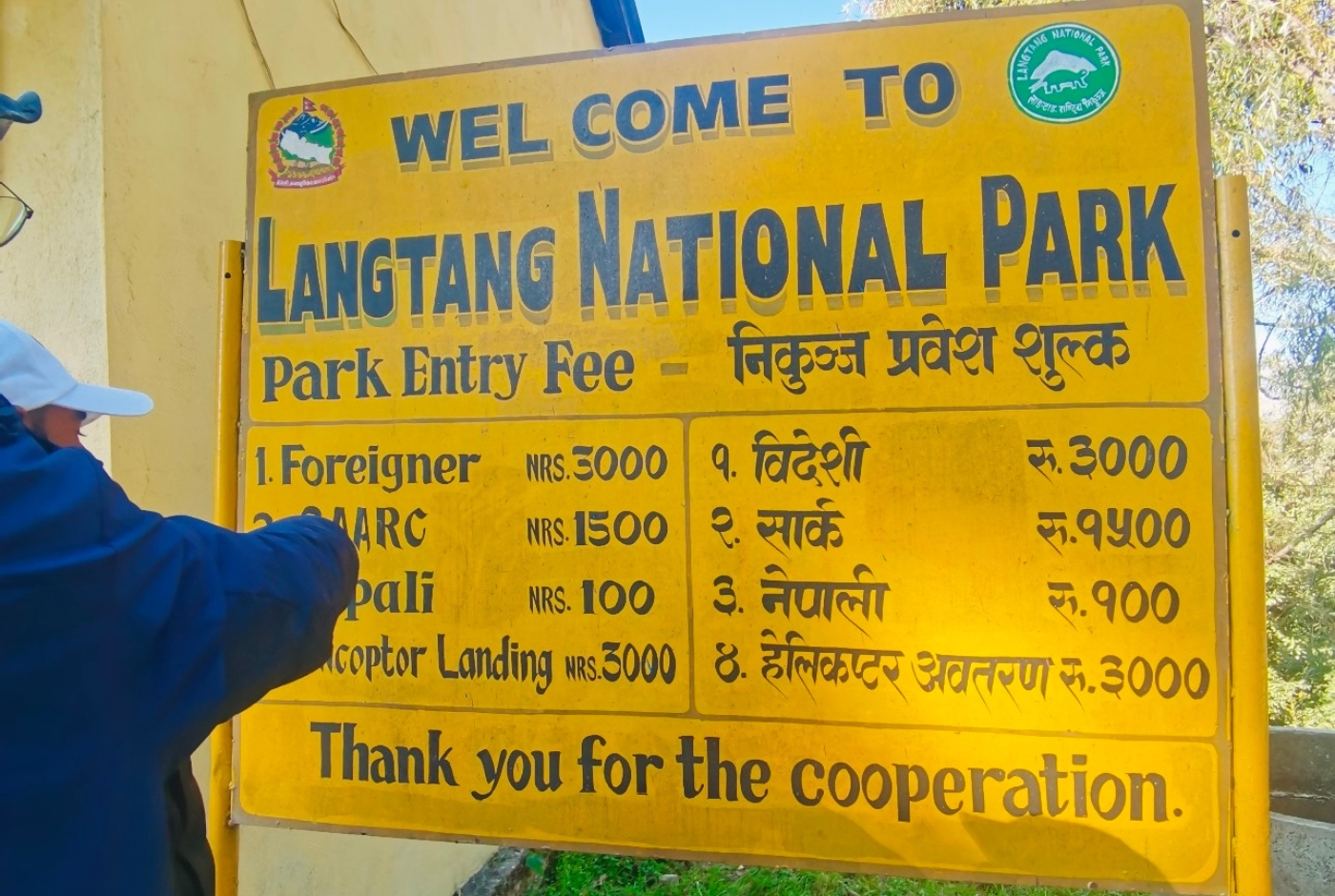 Permit for langtang valley trek
