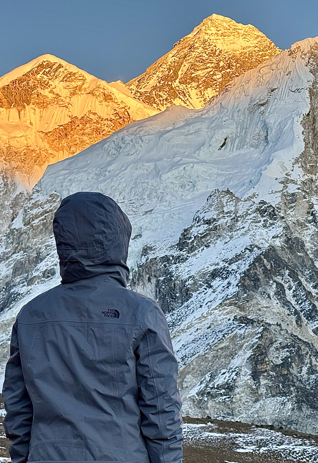 North Face Down Jacket For Everest Base Camp Trek Nine Days